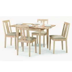 Rutai Extendable Farmhouse Dining Table & Chairs - Natural