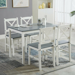 Azusa Rustic Dining Table & Chairs