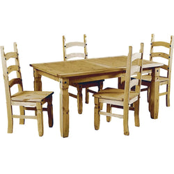 Devin Rustic Dining Table & Chairs