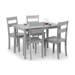 Koryn Farmhouse Dining Table & Chairs - Grey