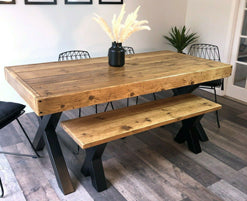 Reclaimed Wood Table & Chairs