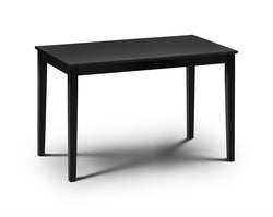 Distin Rustic Dining Table in Black Color