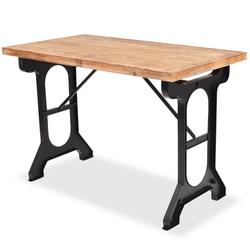 Alyce Rustic Dining Table - Brown