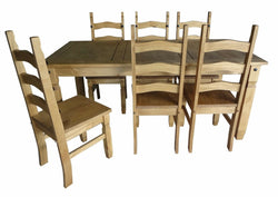 Abbott Rustic Dining Table & Chairs