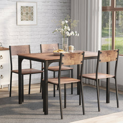Brannan Rustic Dining Table & Chairs