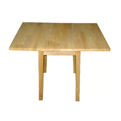 Scotts Drop Leaf Rustic Dining Table - Natural Wood