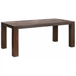 Mallik Rustic Dining Table in Brown Color