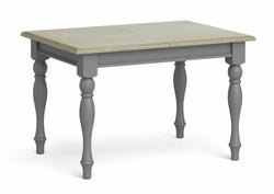 Bastion Farmhouse Dining Table in Grey Theme